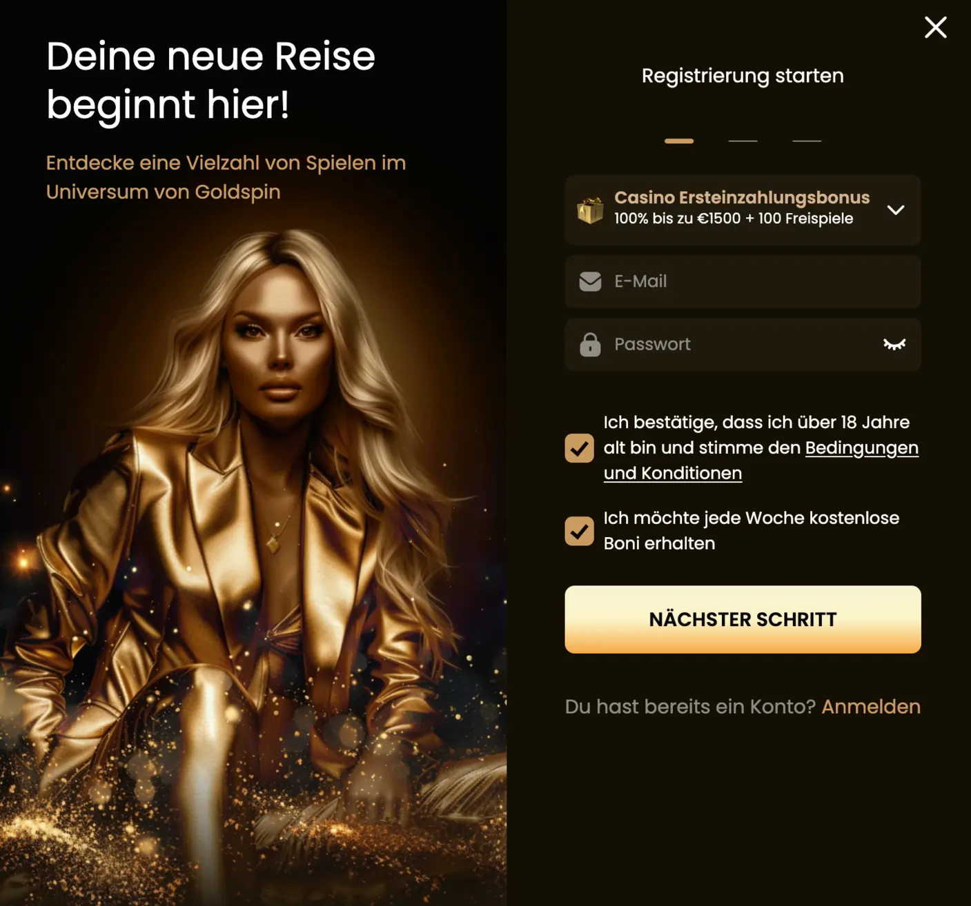 goldspin Login